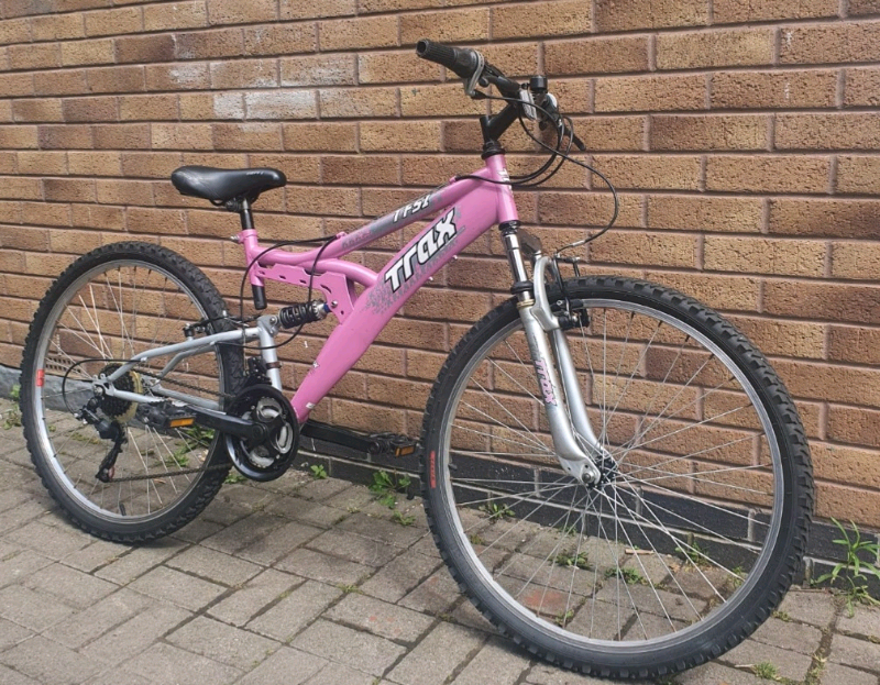 Trax TFS1 Dual Suspension Bike 18speed ladies girls bike in Bradford