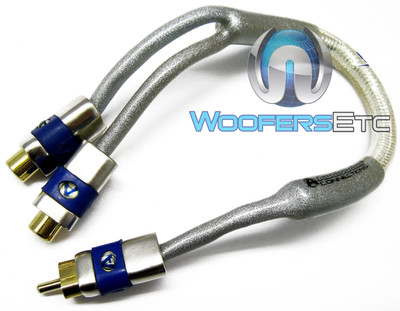 AUDIOBAHN CEY210F PRO Y RCA JACK WIRE 2F 1M CORD for SUB AMPLIFIER STEREO AMP