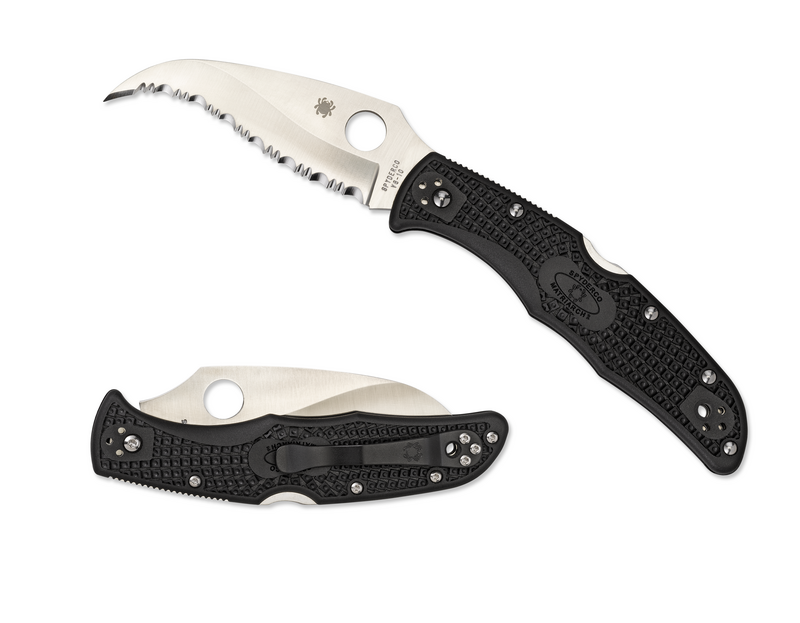 Spyderco Matriarch 2 Folding Knife C12SBK2 VG-10 Steel Blade Serrated