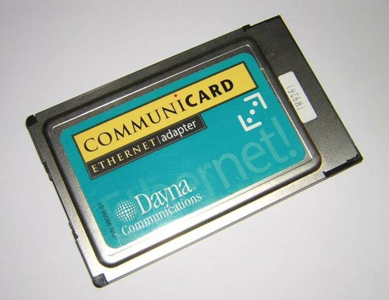 Vintage Dayna Communicard Pcmcia Ethernet Lan Adapter Pc Card W926 Only
