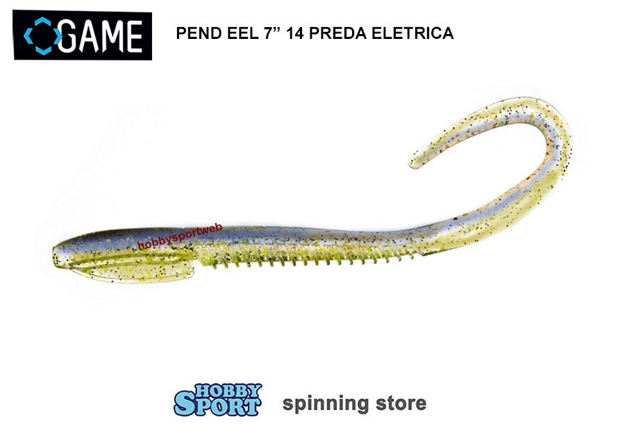 PEND EEL 7" GAME  BY PAOLO GERMANI 14 PREDA ELETTRICA SPINNING B. BASS SPIGOLA