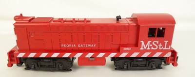 AMERICAN FLYER SET #20193 W/21813 MSTL DIESEL & (3) PASS. CARS-VG+ ORIG!