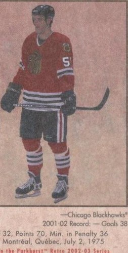 2002-03 In the Game Parkhurst Retro - Eric Daze #32