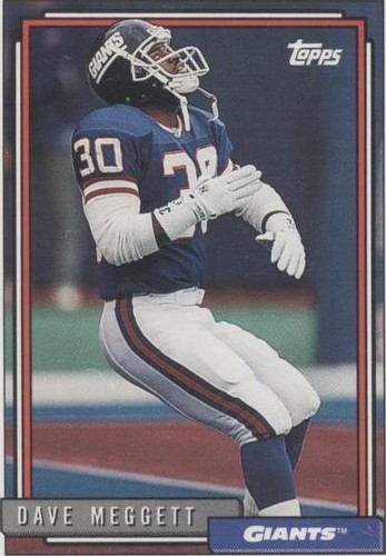 1992 Topps Dave Meggett #330