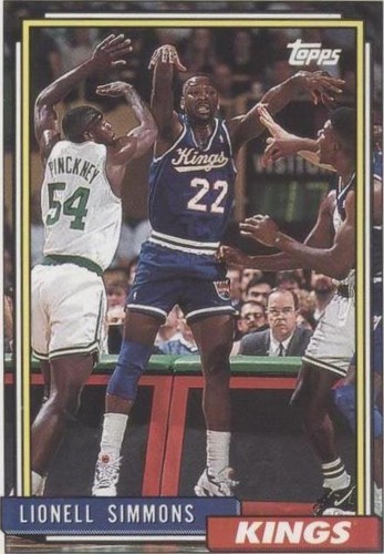 1992-93 Topps - Lionel Simmons #22