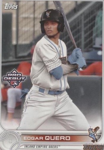 2022 Topps Pro Debut - Edgar Quero #PD-162