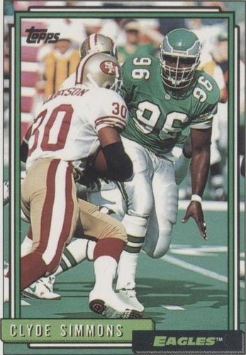 1992 Topps Clyde Simmons #14