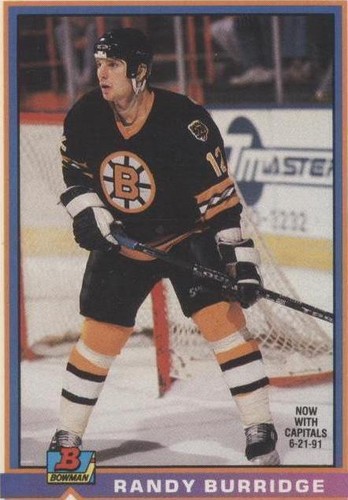 1991-92 Bowman - Randy Burridge #349