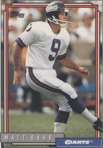 1992 Topps Matt Bahr #259
