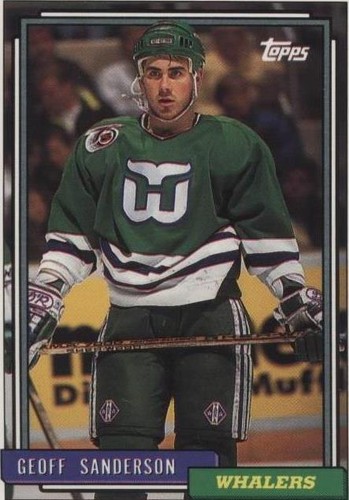 1992-93 Topps - Geoff Sanderson #402