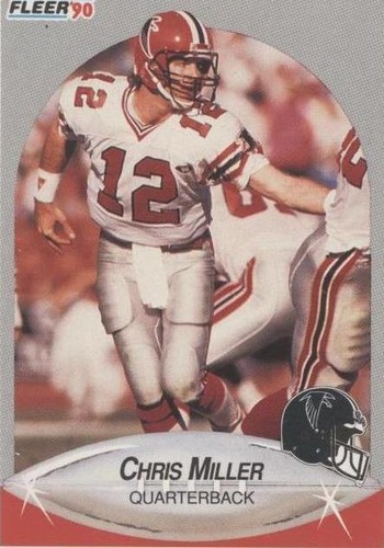 1990 Fleer Chris Miller #381