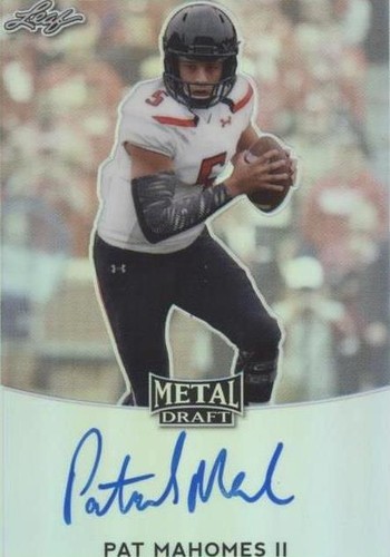 2017 Leaf Metal Draft Patrick Mahomes II #BA-PM1