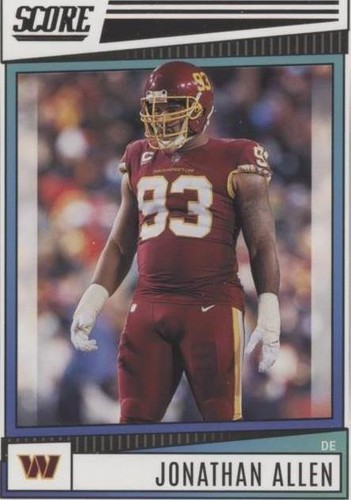 2022 Score Jonathan Allen #259