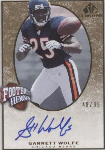 2007 SP Chirography Garrett Wolfe #FH-GW