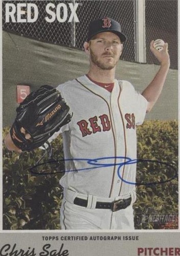 2019 Topps Heritage - Chris Sale #ROA-CS