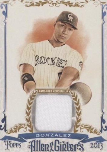 2013 Topps Allen & Ginter's - Carlos Gonzalez #AGFR-CG