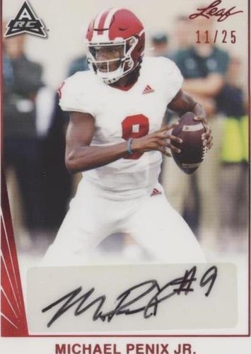 2021 Leaf Memories Michael Penix Jr. #BA-MPJ