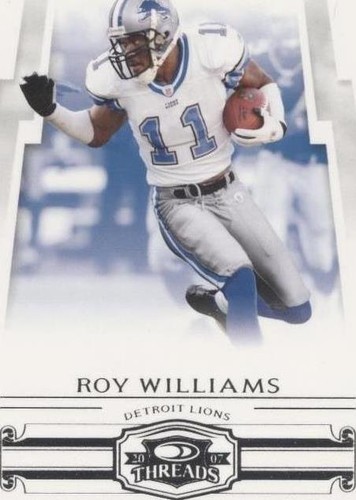 2007 Donruss Threads Roy Williams #88