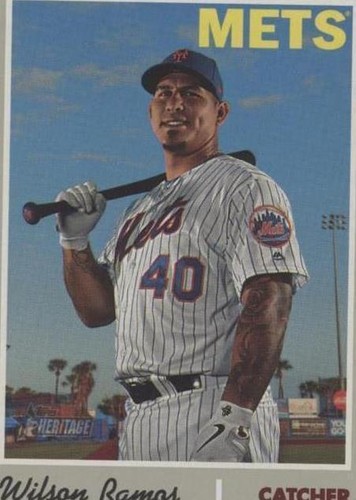 2019 Topps Heritage High Number - Wilson Ramos #558