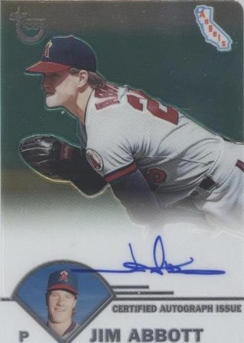 2003 Topps Retired Signature Edition - Jim Abbott #TA-JA