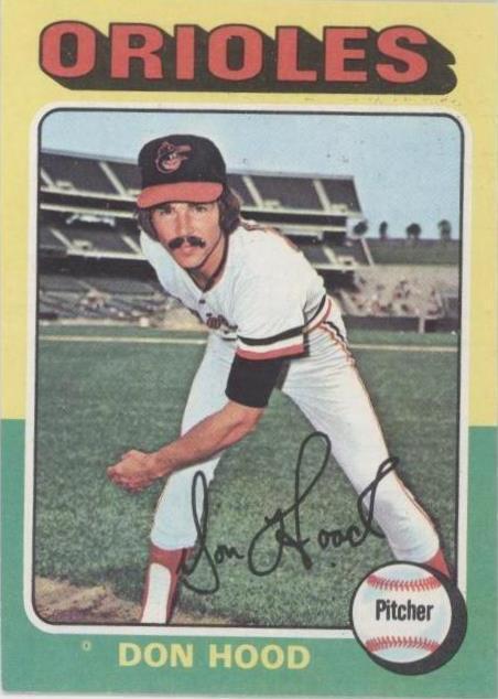 1975 Topps Mini - Don Hood #516