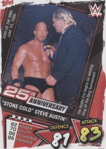2021 Topps WWE Slam Attax - Steve Austin #232