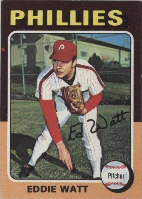 1975 Topps Mini — Эдди Уатт No374