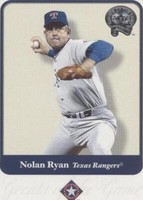 2001 Fleer Greats of the Game - Nolan Ryan #75