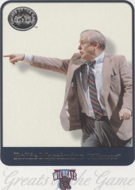 2001 Fleer Greats of the Game - Rollie Massimino #68