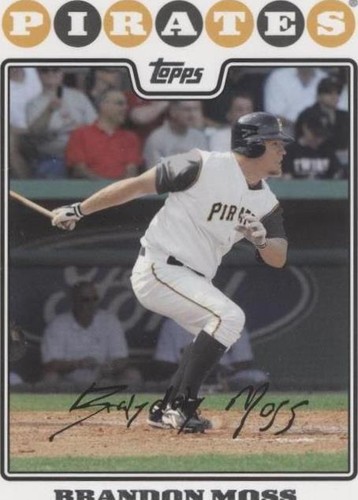 2008 Topps Updates & Highlights - Brandon Moss #UH302