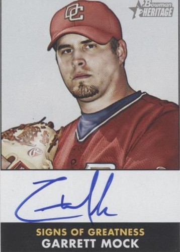 2007 Bowman Heritage - Garrett Mock #SG-GM