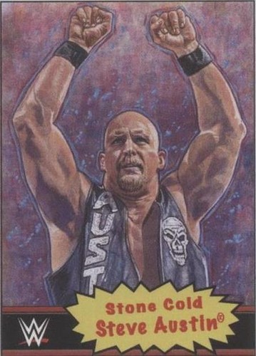 2021 Topps WWE Living Set - Steve Austin #1