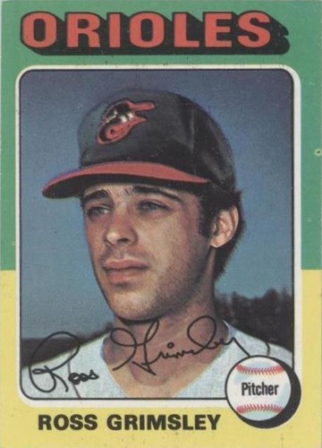 1975 Topps Mini - Ross Grimsley #458