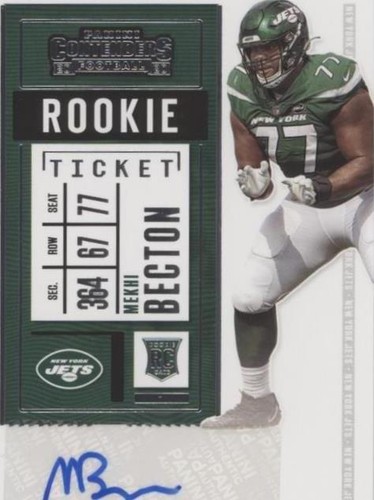2020 Panini Contenders Mekhi Becton #158