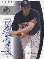 2002 SP Authentic - Luis Martinez #139