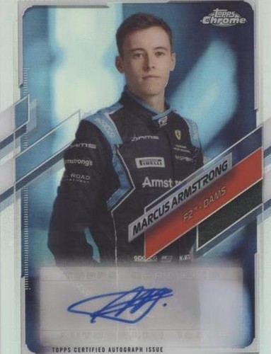 2021 Topps Chrome Formula 1 - Marcus Armstrong #CA-MA
