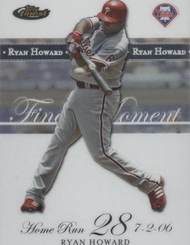 2007 Topps Finest - Ryan Howard #RH-HR 28
