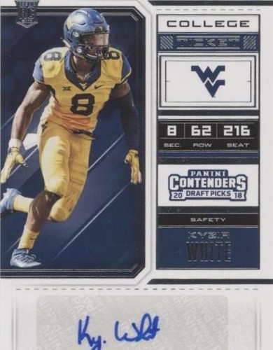 2018 Panini Contenders Draft Picks Kyzir White #244