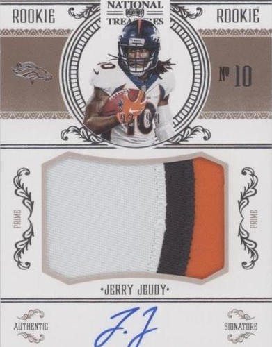 2020 Panini National Treasures Jerry Jeudy #CRS-JJ