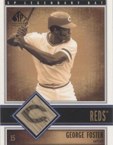 2002 SP Legendary Cuts - George Foster #B-GFO
