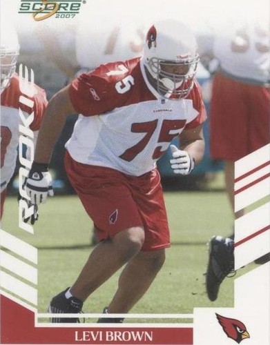 2007 Score Levi Brown #347