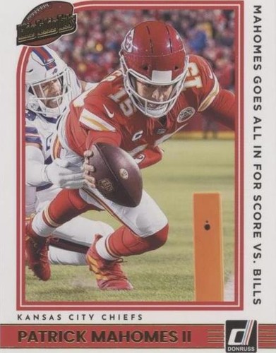 2022 Panini Donruss Patrick Mahomes II #H-PM