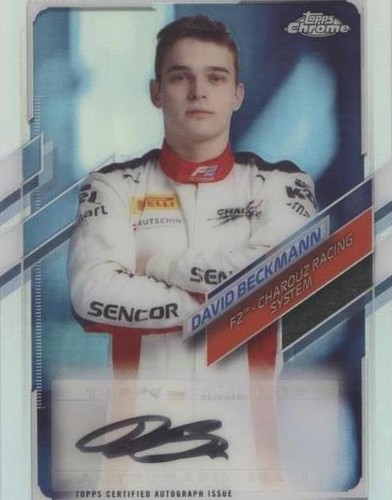 2021 Topps Chrome Formula 1 - David Beckmann #CA-DB