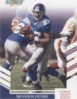 2007 Score Brandon Jacobs #14