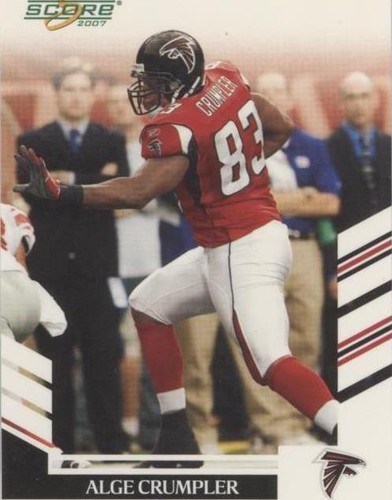 2007 Score Alge Crumpler #74