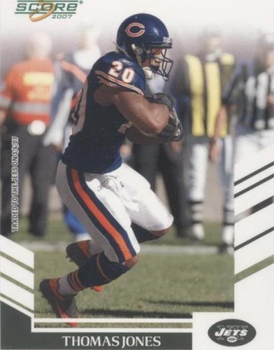 2007 Score Thomas Jones #167