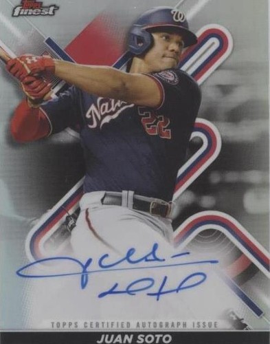 2022 Topps Finest - Juan Soto #FA-JS