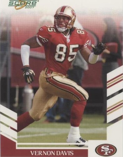 2007 Score Vernon Davis #124