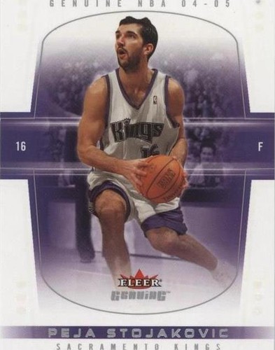 2004-05 Fleer Genuine - Peja Stojakovic #21