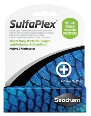Seachem SulfaPlex 5g Treats Broad Spectrum Freshwater & Marine Fish Diseases